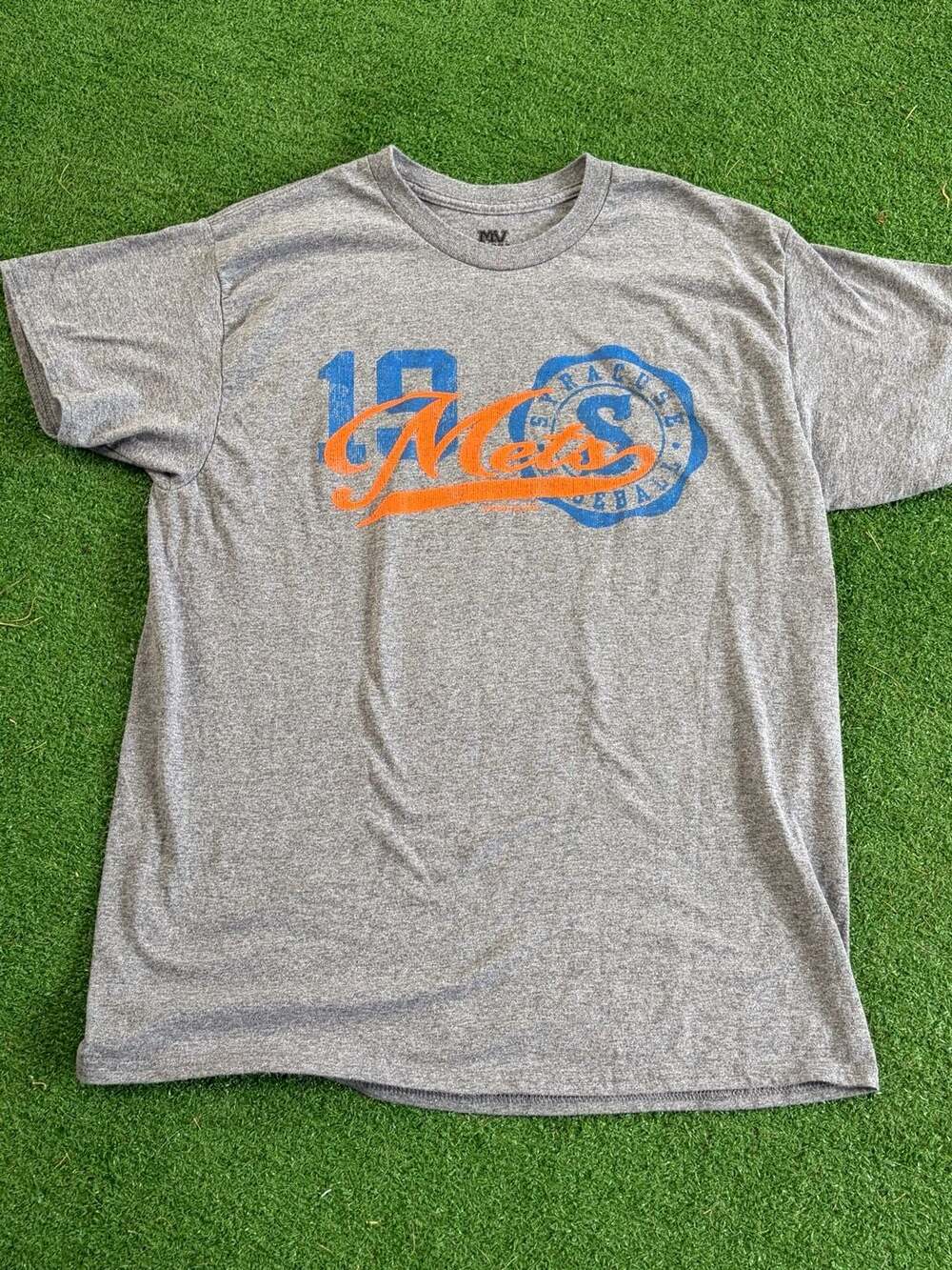 MV Sport Syracuse Mets Baseball Graphic T-Shirt Gray